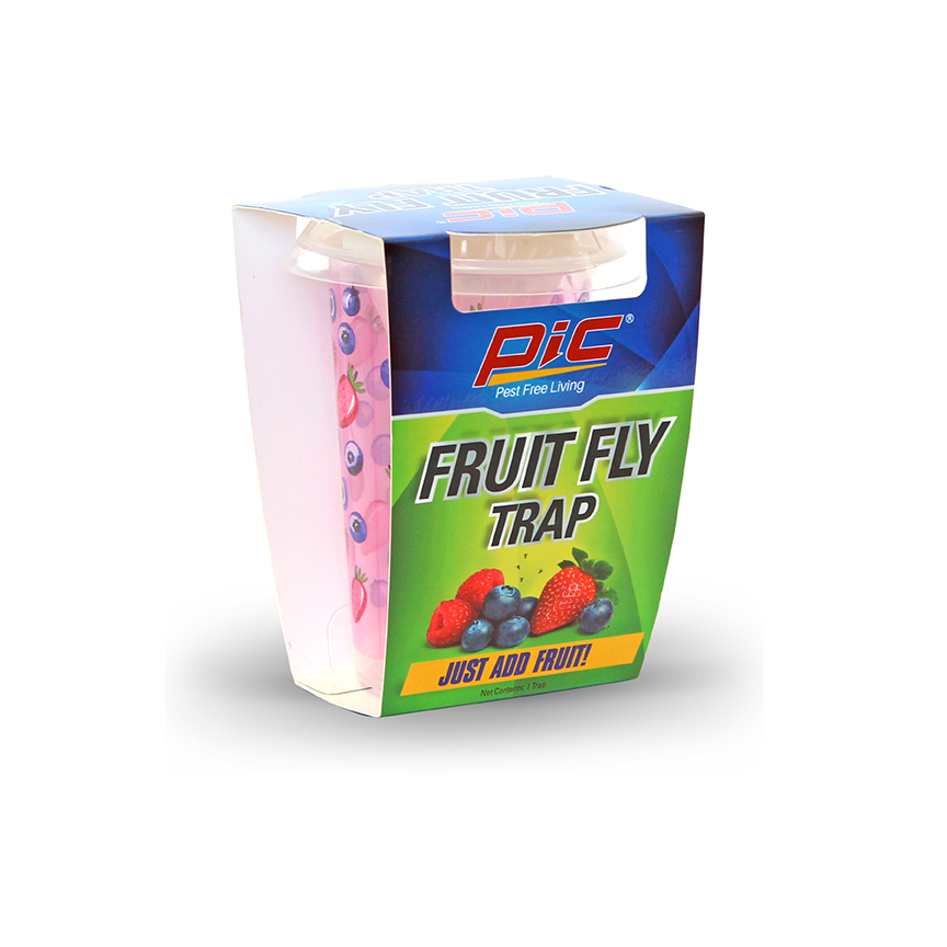  Fruit Fly Traps Refills with 16pcs Sticky Pads Traps