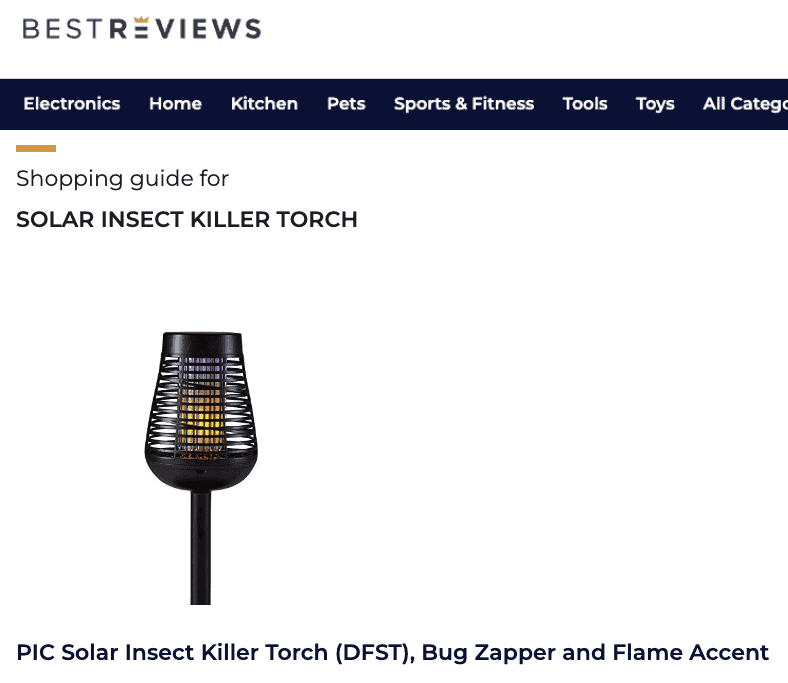 Best Reviews: Best Solar Insect Killer Torch