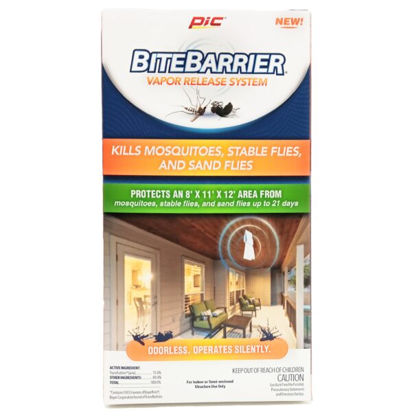 BiteBarrier Vapor Release System, Mosquito and Fly Killer, Last for 21 Days