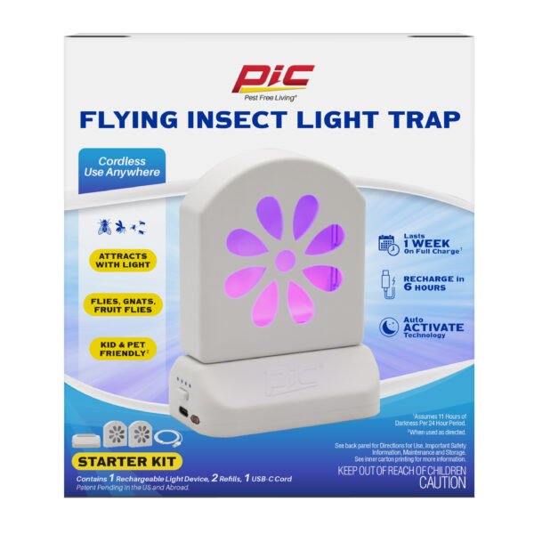 PIC Portable Flying Insect Trap (1 Base + 2 Refill Cartridge) - Image 2