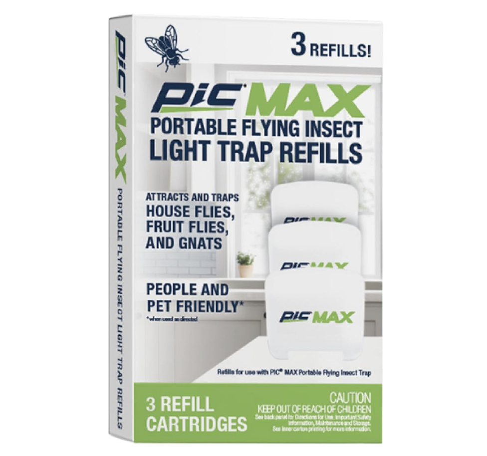 PIC Flying Insect Dual Portable Plug in Trap Parent (3 Refill Cartridges)